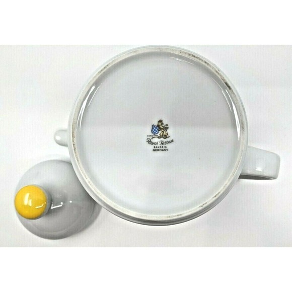 Royal Tettau Woodsong Coffee Pot and Lid Birds Made in Germany - Picture 6 of 8